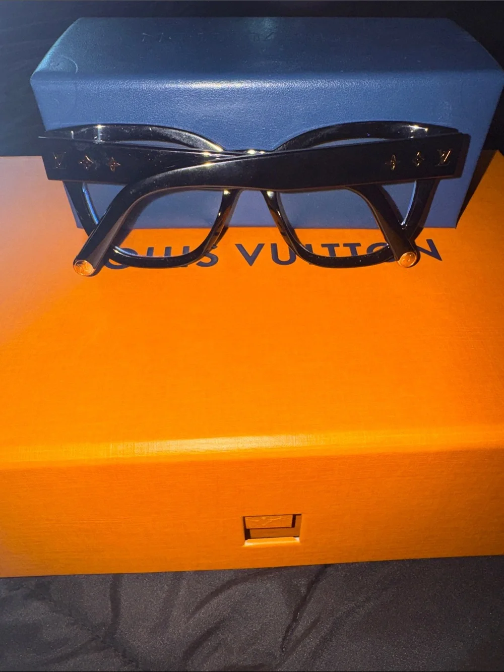 Authentic Louis Vuitton Black My Monogram Anti-Blue Light Glasses